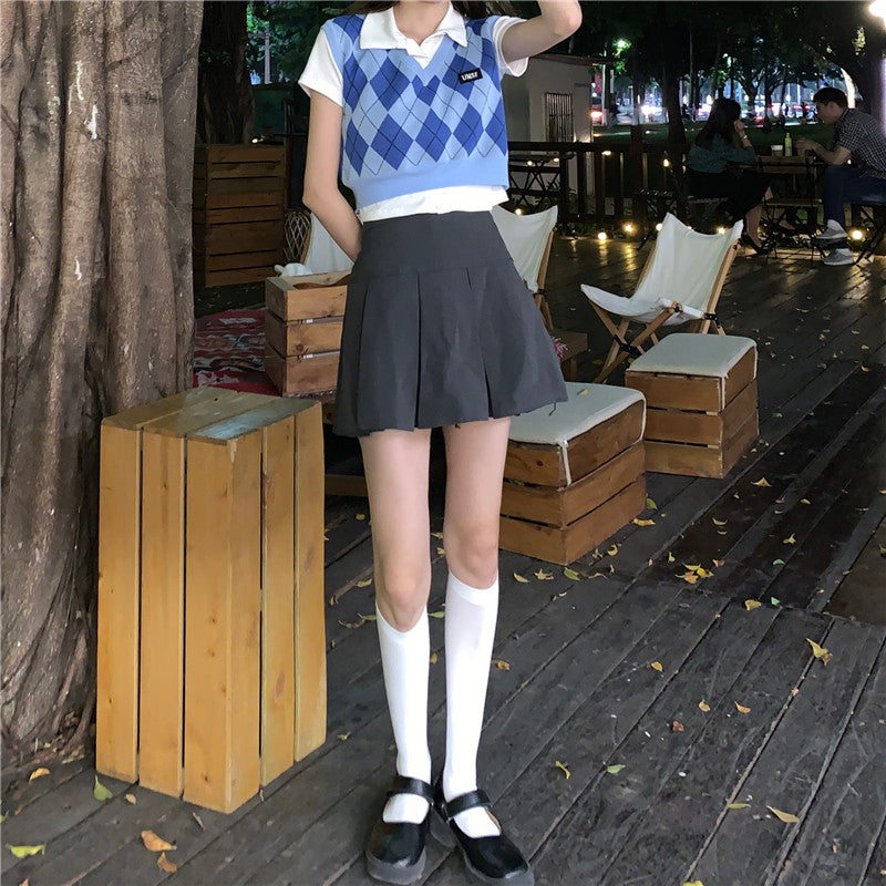 Summer Cropped Knitted Vest for Women