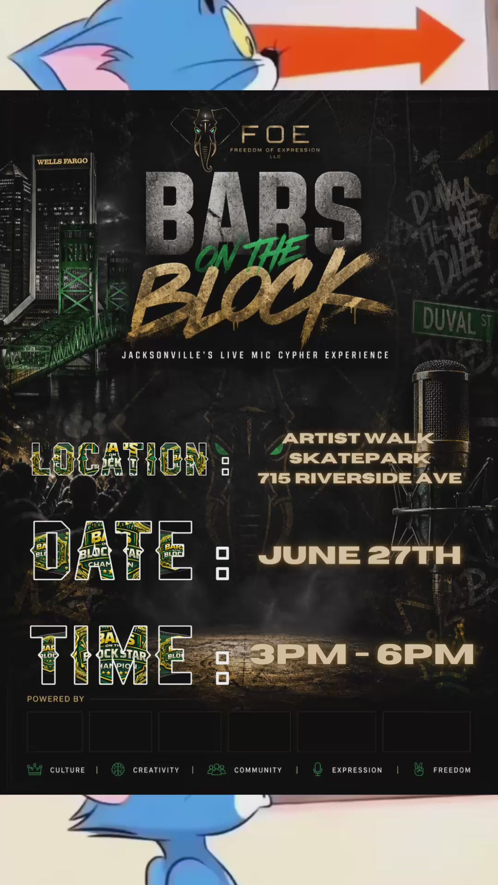 BARS ON THE BLOCK TICKET (JUNE 27TH EVENT)